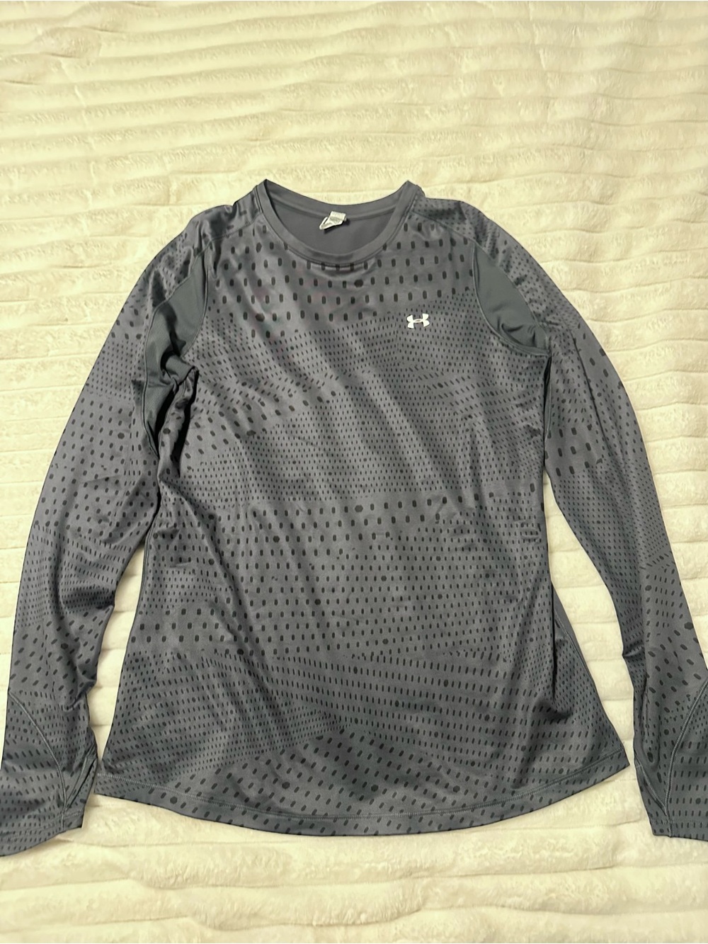 Under Armour Long-Sleeve Cold Gear Performance Shirt - Charcoal Gray
